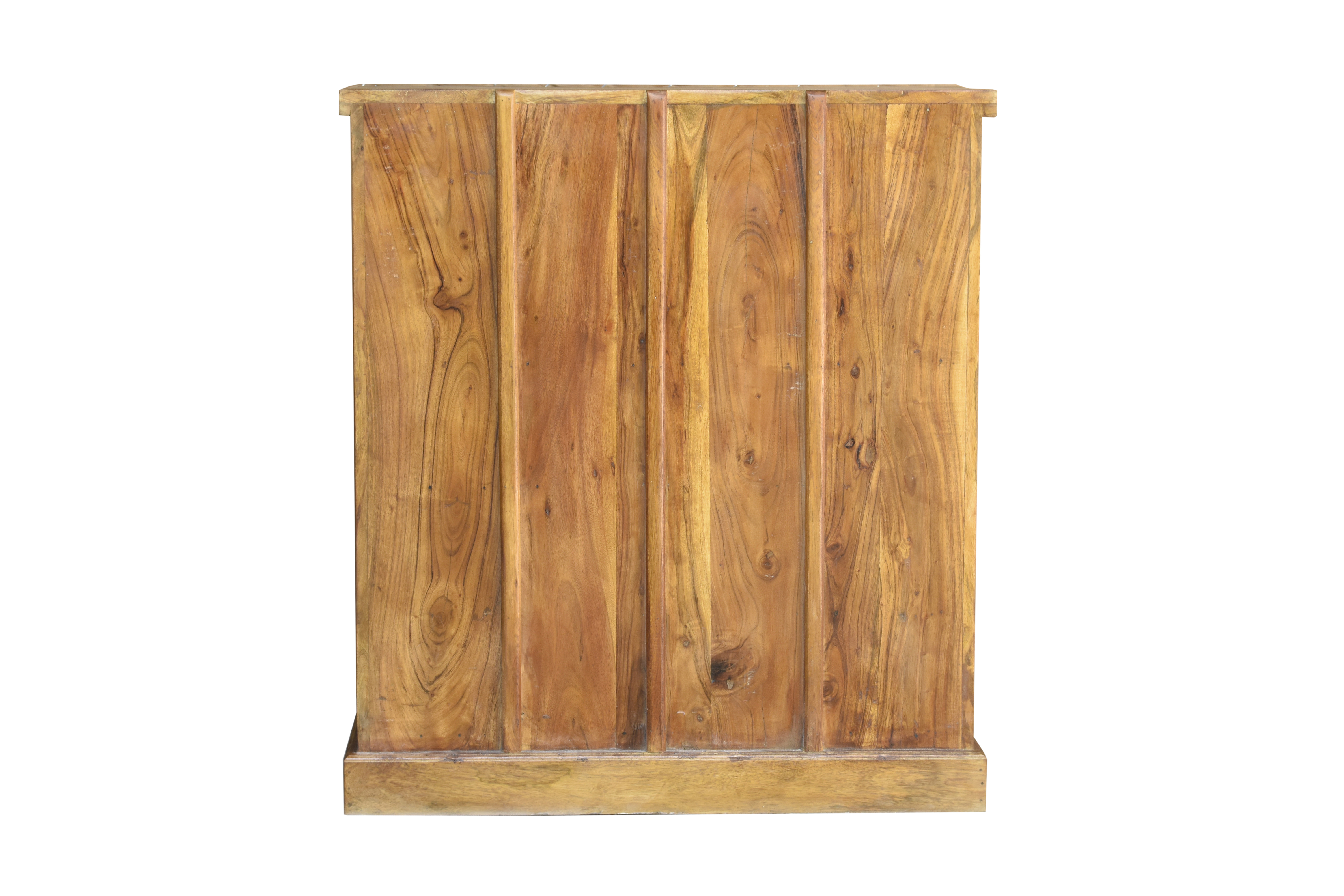 Side Board - Solid Wood Design, Elegant Walnut Finish, Spacious Storage Options With Adjustable Shelves