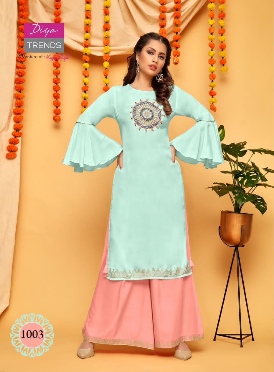 Heavy Synthetic Cotton Crep Fancy Embroidery Work Kurti - Size L, Xxl, Xxxl, Length 44 Inches, 3-4th Sleeve Style, Quick Dry Fabric, For All Seasons