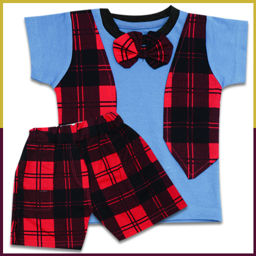 Sumix Pauls Baby Boys Baba Suit - High-quality Cotton, Customized Logo Available | Anti-uv, Anti-wrinkle, Quick Dry, Cool Pass Features For Unisex Babies