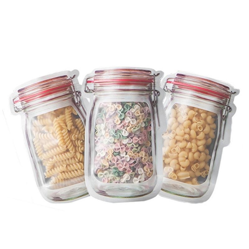 Nut Bag - Polyethylene (Pe), 3l 500ml / 4m 300ml / 3s 150ml , Pack Of 10 For Kitchen Use