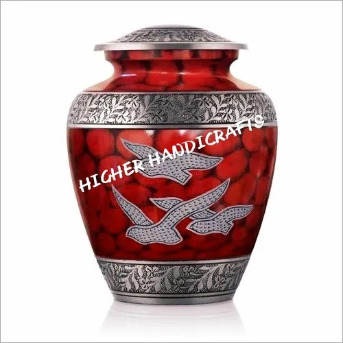 Polishing Red Fire Eagles Urn