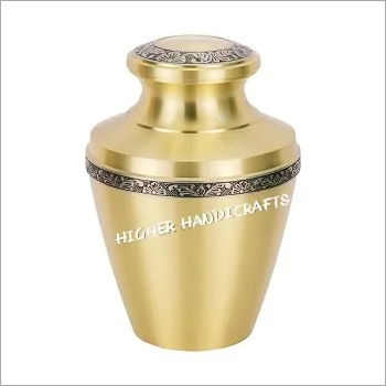 Golden Odessa Brass Urn - Gold