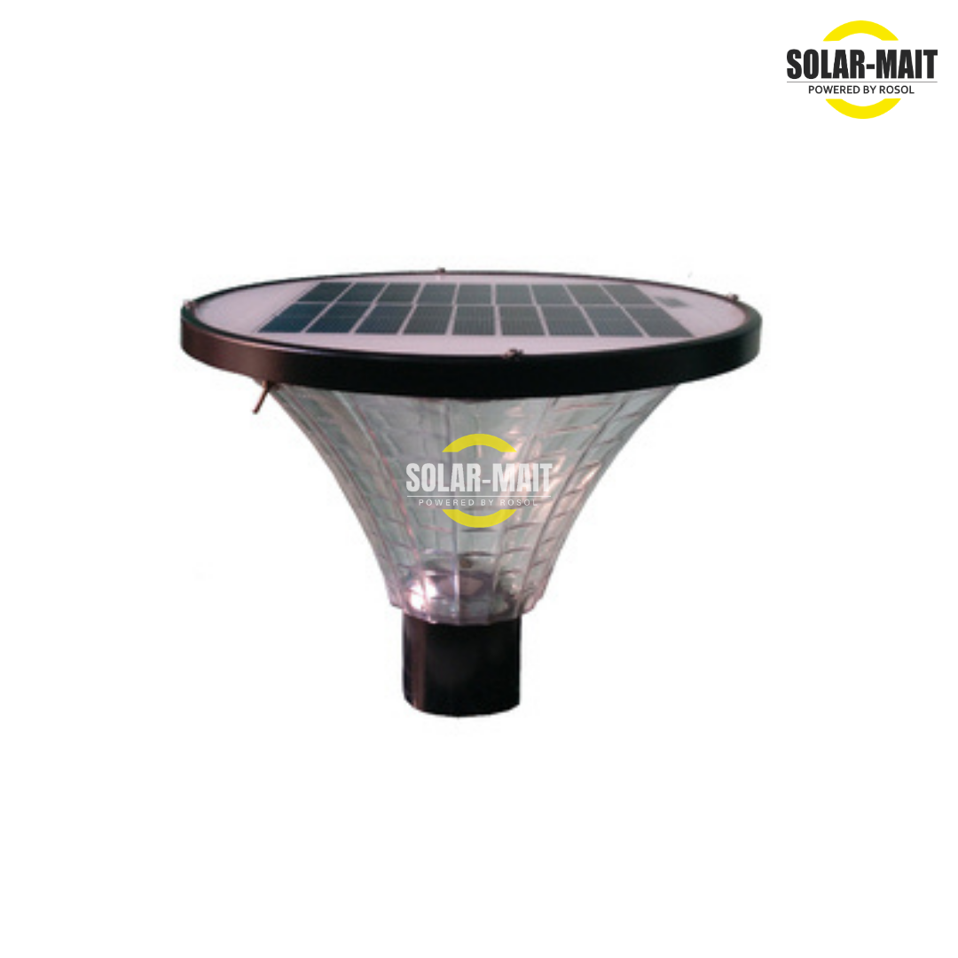 Solar Gate Light - Solar Powered Led With Pir Motion Sensor | Elegant Design, Auto Dusk To Dawn, White Color