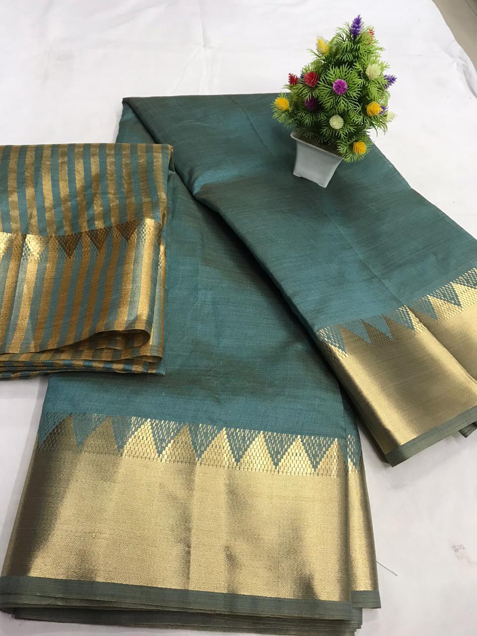 Multi Colour Soft Aasam Silk Saree