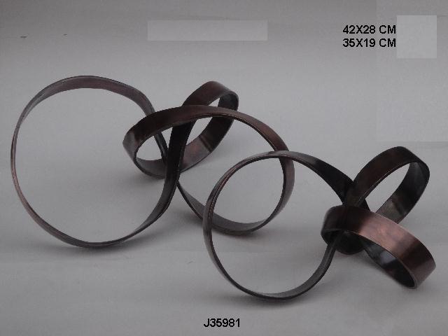 Abstract Sculpture For Table Bronze Finish Good Quality