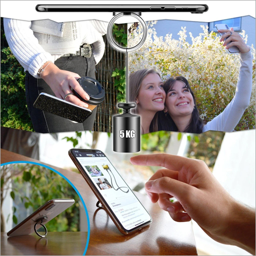 Flexd-ring Hochwertiger Handy Phone Holder Fingerhalter Inkl. 2x Wandhalterung