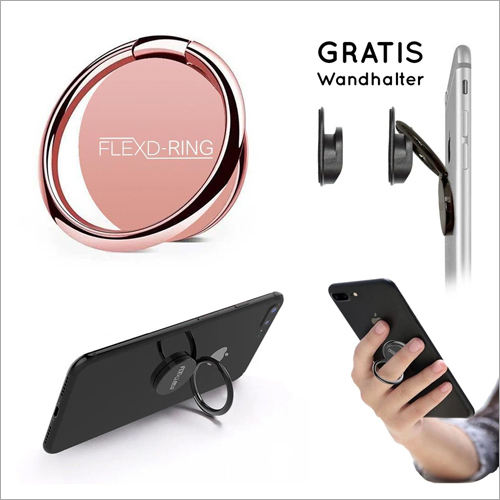 Flexd-ring Hochwertiger Handy Phone Holder Fingerhalter Inkl. 2x Wandhalterung