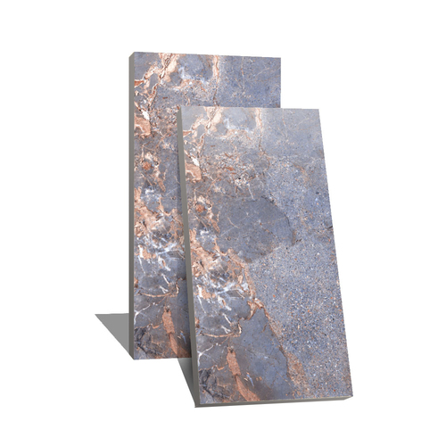 Porcelain Floor Tiles - 600x1200mm, Blazo Azul, Glazed And Polished Surface Treatment | Wear-resistant, Antibacterial, Acid-resistant, Heat Insulation, Non-slip