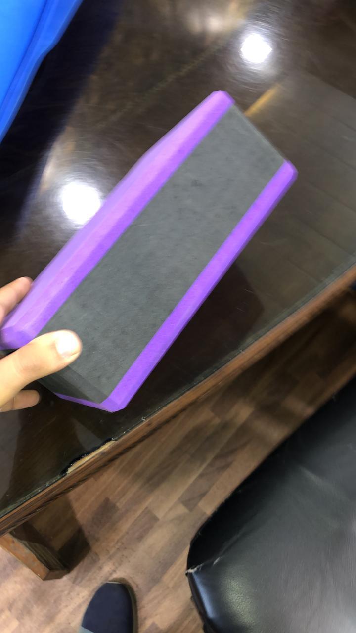 Yoga Block - Eco-friendly, Standard Size, Colorful | Lightweight, Odorless, Tear-resistant, Perfect Hardness For Yoga, Plain Texture