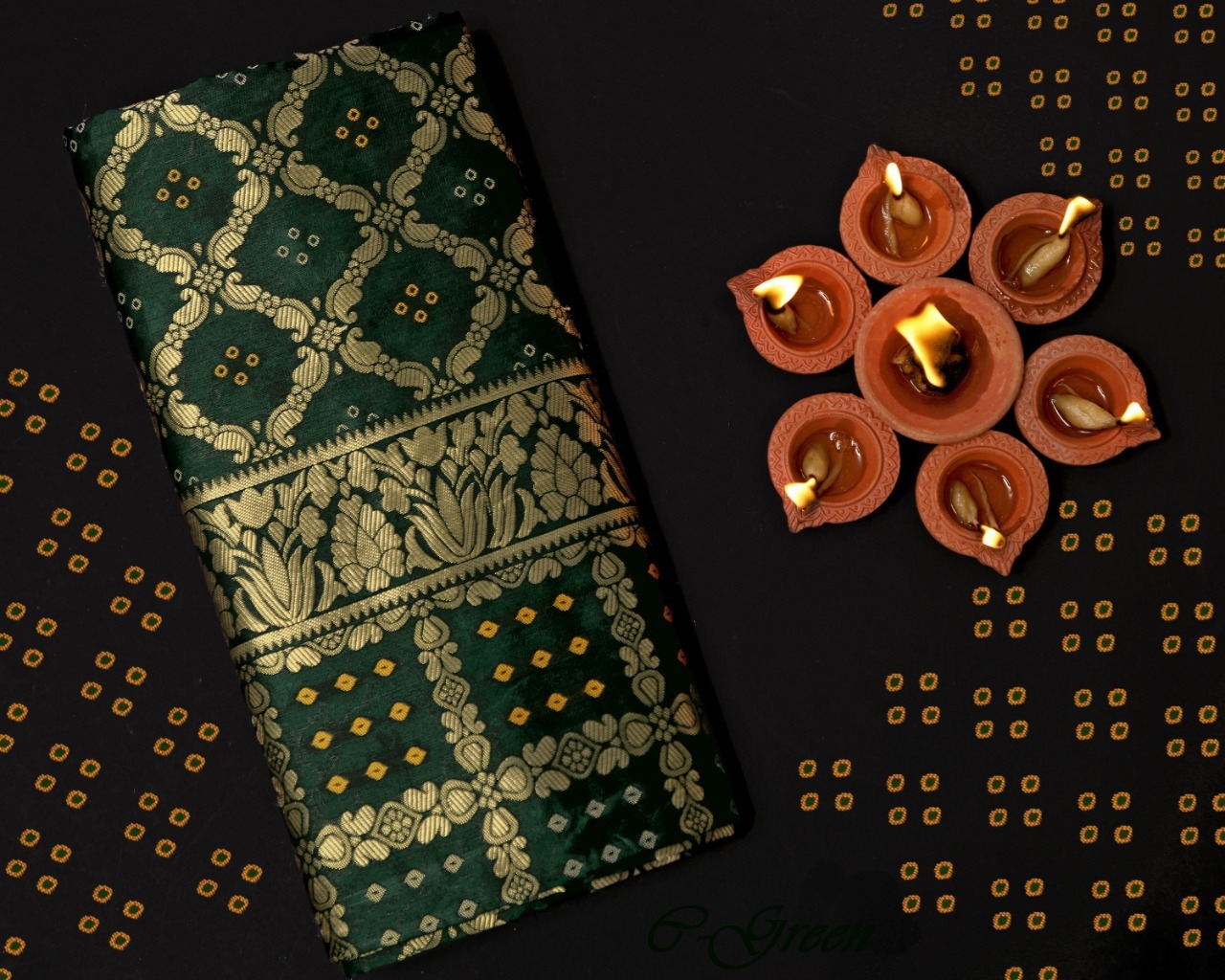 Multi Colour Party Wear Bandhani Saree