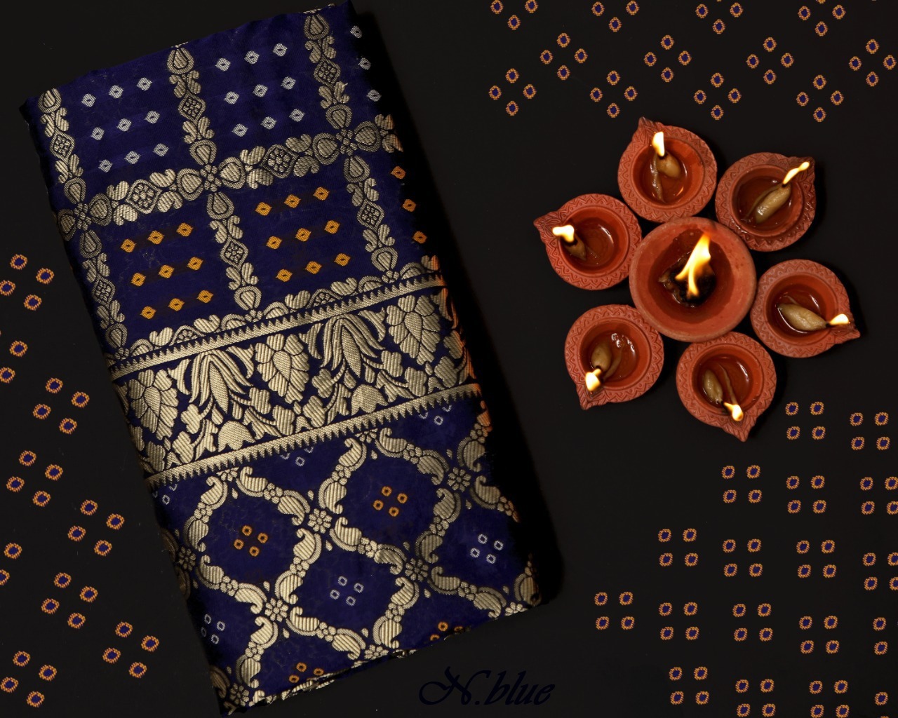 Multi Colour Party Wear Bandhani Saree