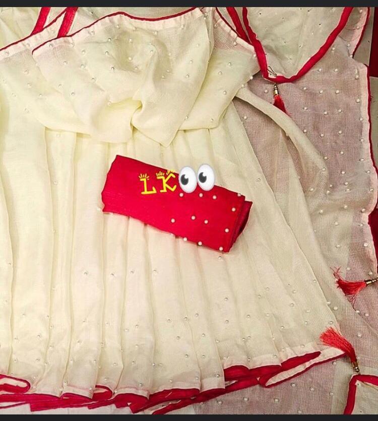 Multy Banglori Silk  Saree With Diamond Work