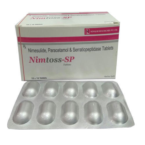 Nimesulide Paracetamol And Serratiopeptidase Tablets Age Group: Adult