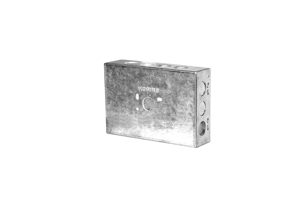 Gi Electrical Modular Box - 8x6x2 Inch, Silver | Rust, Dust, Water Proof, Advanced Locking System, Available In Packs Of 5 & 20