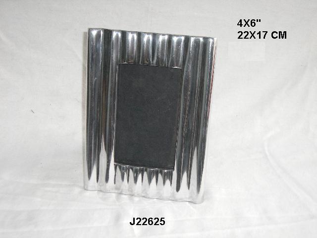 Aluminum Photo Frame - Rectangular Design, Mirror Polished Finish | European Style, Table Top Mounting