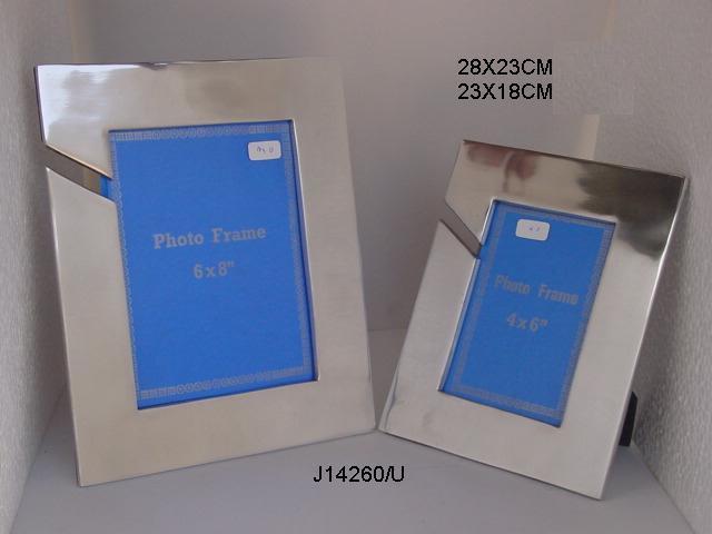 Aluminum Photo Frame - Rectangular Design, Mirror Polished Finish | European Style, Table Top Mounting