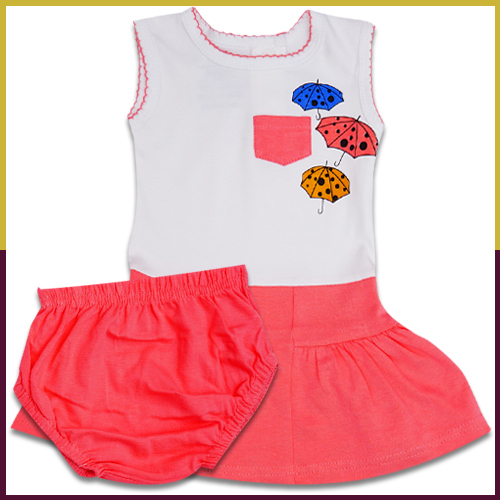Sumix Neha Baby Girl Frock Age Group: 0 - 18 Months