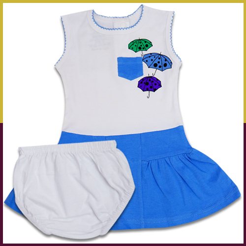 Sumix Neha Baby Girl Frock Age Group: 0 - 18 Months