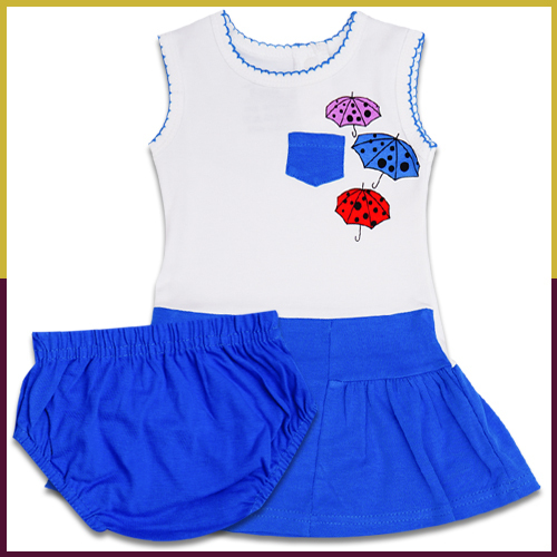 Sumix Neha Baby Girl Frock Age Group: 0 - 18 Months