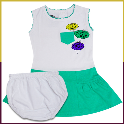 Sumix Neha Baby Girl Frock Age Group: 0 - 18 Months