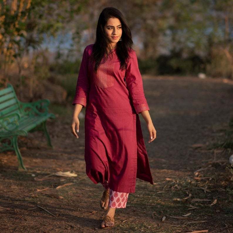 Women Rayon Printed Kurti With Trouser & Set For Women&girls