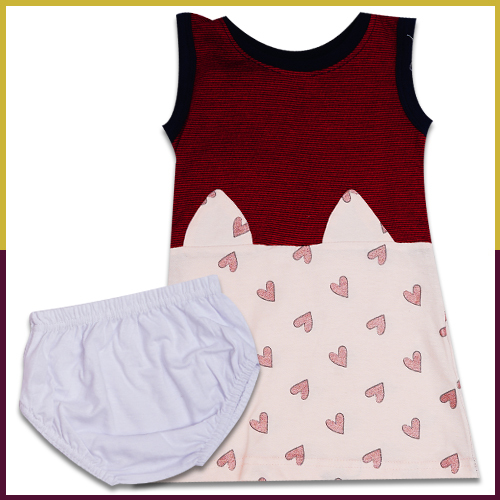 Sumix Isha Baby Girl Frock Age Group: 3 - 18 Months