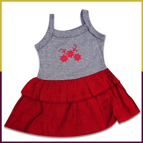 Sumix Daffodils Baby Girl Frock Age Group: 0 - 18 Months