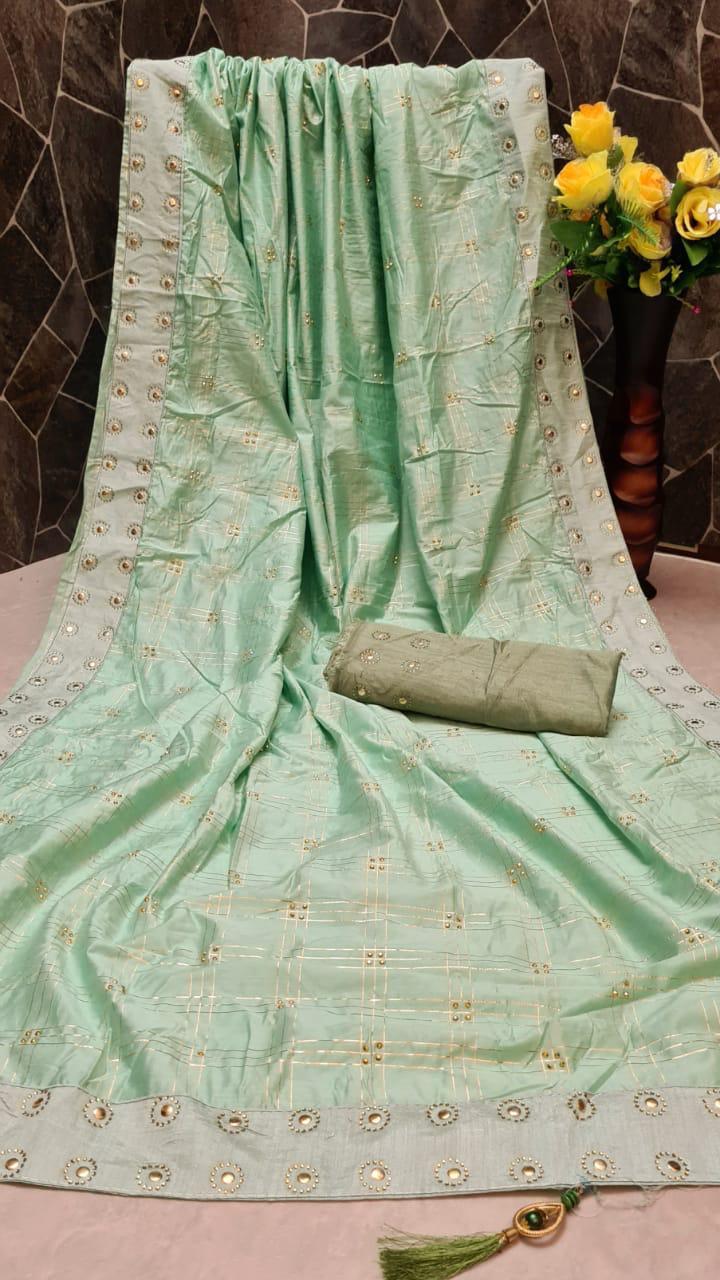 Multy Jk Fashion Surat Brand Saree Banglori Silk With Daimond Saree
