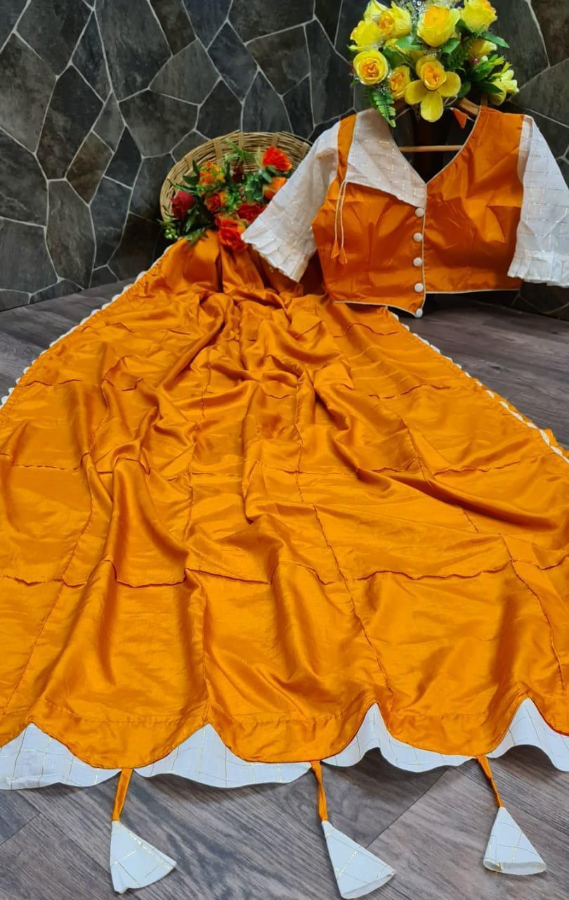 Dolla Silk Saree - Kaju Katli Design With Nagin Border, Multicolor Art Silk For Party Wear All Seasons