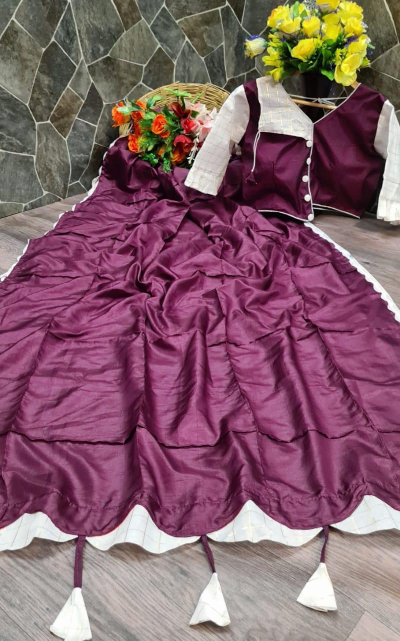 Dolla Silk Saree - Kaju Katli Design With Nagin Border, Multicolor Art Silk For Party Wear All Seasons