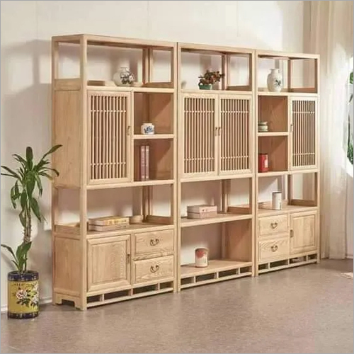 Stylish Storage Rack with Cabinet