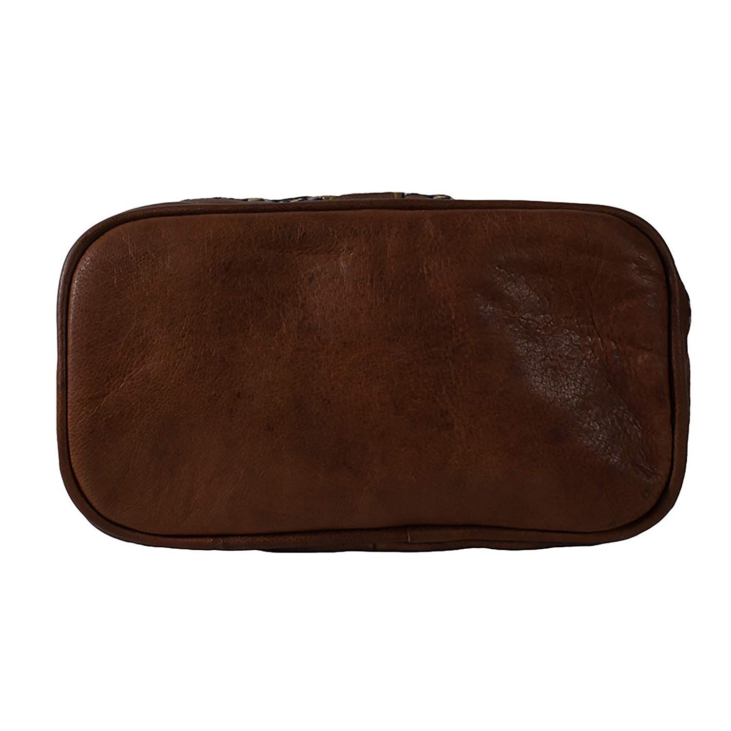 Multi Brown Leather Sling Bag