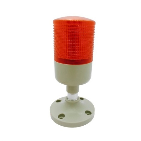 1 Tier LED Tower Light 230V - Red LED, Base Mounting, Single Tier Design | Input Voltage: 230VAC, Nano Type, Steady Light Feature