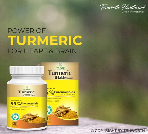 ट्रूवर्थ हल्दी (हल्दी) कैप्सूल आयु वर्ग: बच्चों के लिए (2-18 वर्ष)