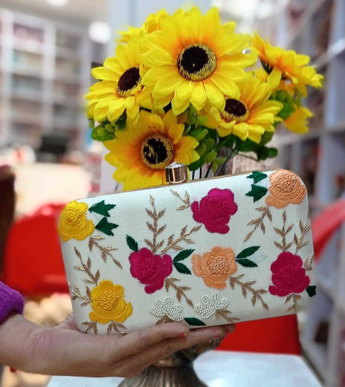 Pink Women Handmade Clutch