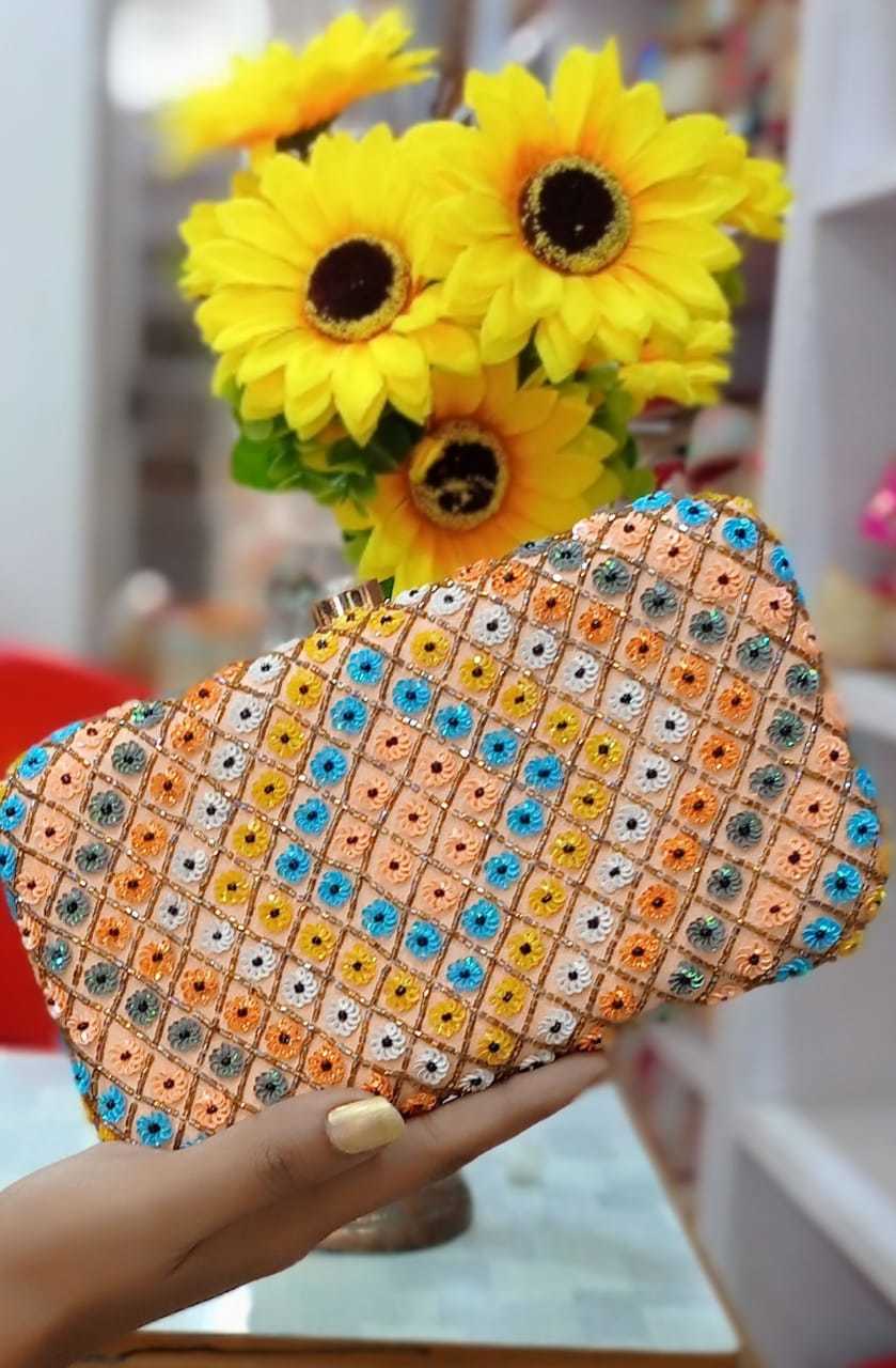 Peach Custom Designer Clutches