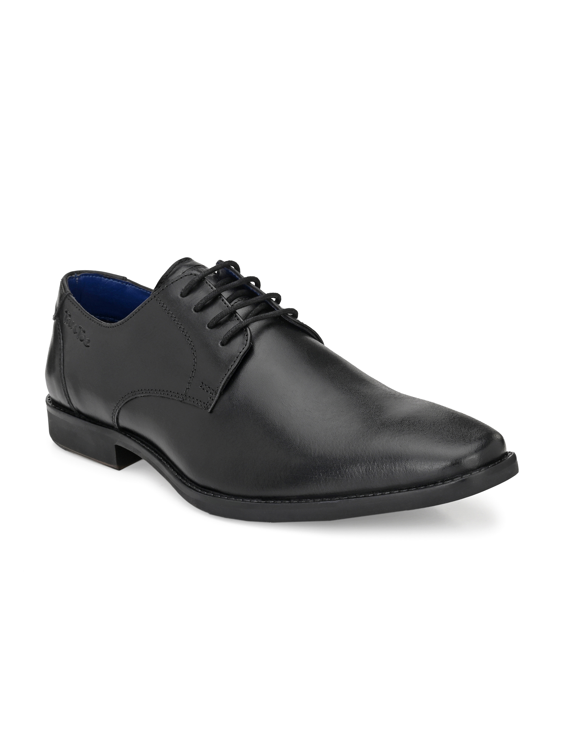 Dry Cleaning Men Black Pu Leather Formal Shoes