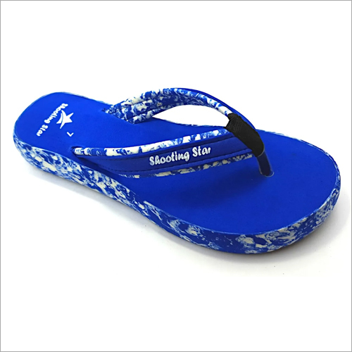 रबर लेडीज़ कवर फैशन ब्लू स्लिपर