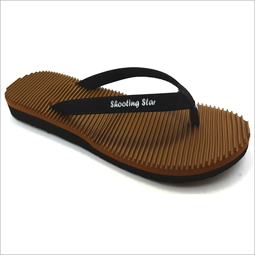 Rubber Ladies Ortho Brown Soft Slipper