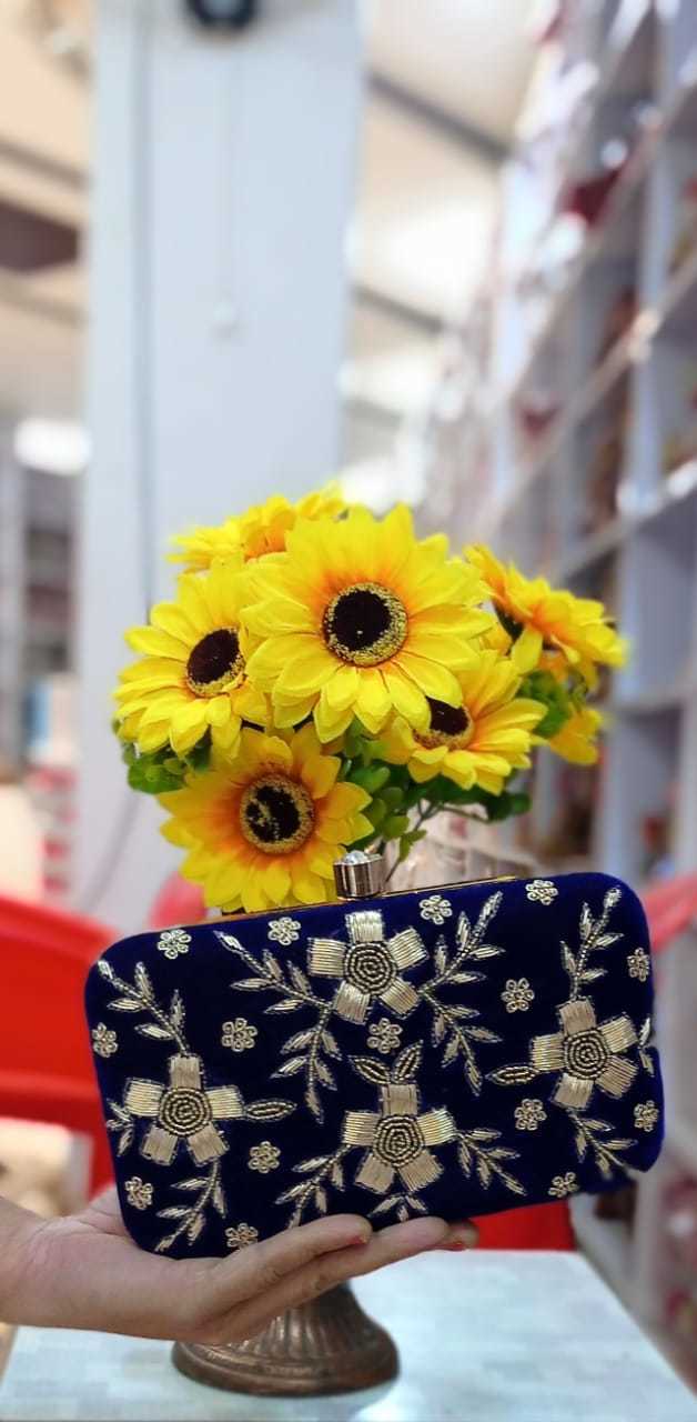 Sky Blue Clutches For Wedding