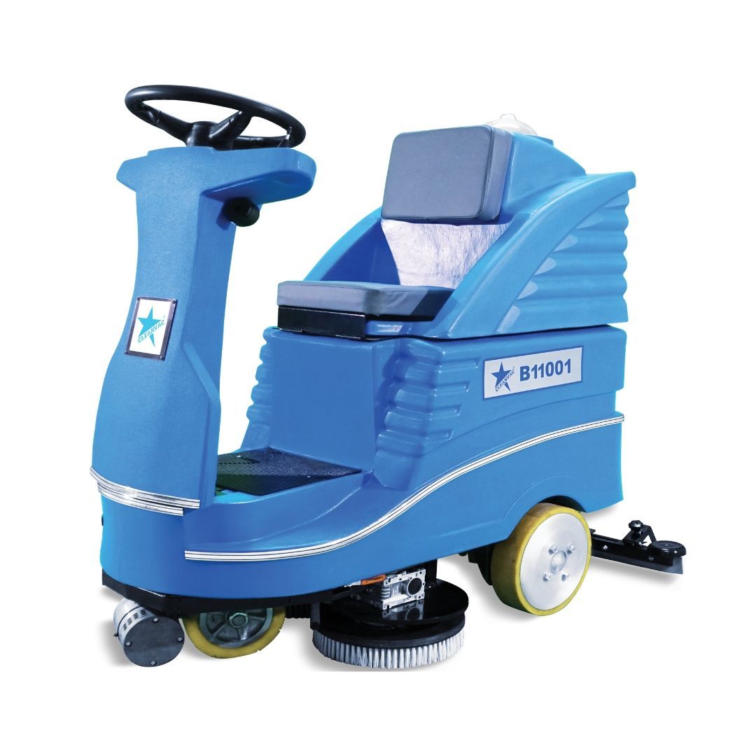Ride-on Floor Scrubber Machines Cold Water Cleaning
