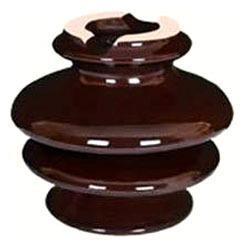 Pin Insulator - Porcelain Material, 11/22/33 Kv Rated Voltage, Brown Color | Ideal For Transformers, Antennas, Power Distribution Systems