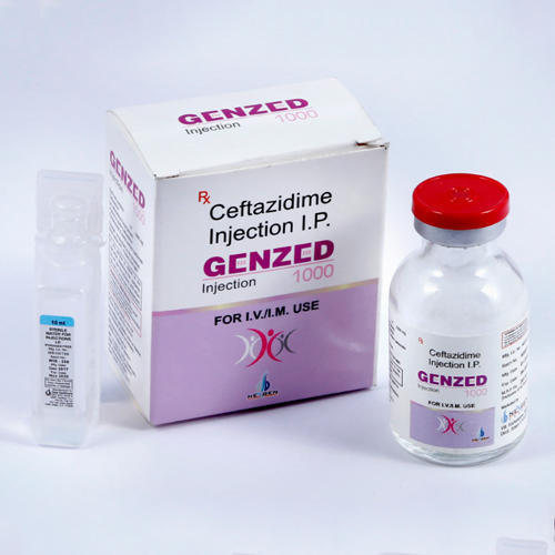Ceftazidime Injection Solution - Injection, Ceftazidime Pentahydrate Active Ingredient, Antibiotic Treatment For Bacterial Infections