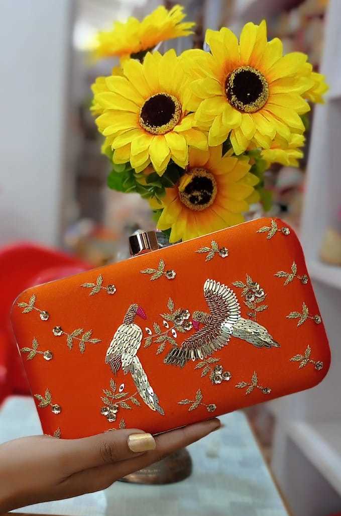 Yellow Exclusive Customize Clutch
