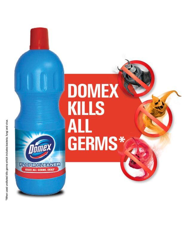 Domex Floor Cleaner 500ml - Application: Directly