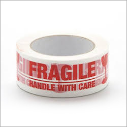 Fragile Printed Tape - Color: White