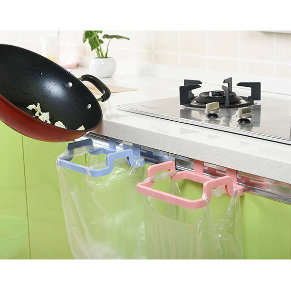 Garbage Bag Napkin Hanger (Pack Of 2) - Plastic Material, 18.5cm X 14cm X 4.5cm Dimensions | Versatile Kitchen Hanger, Random Shade