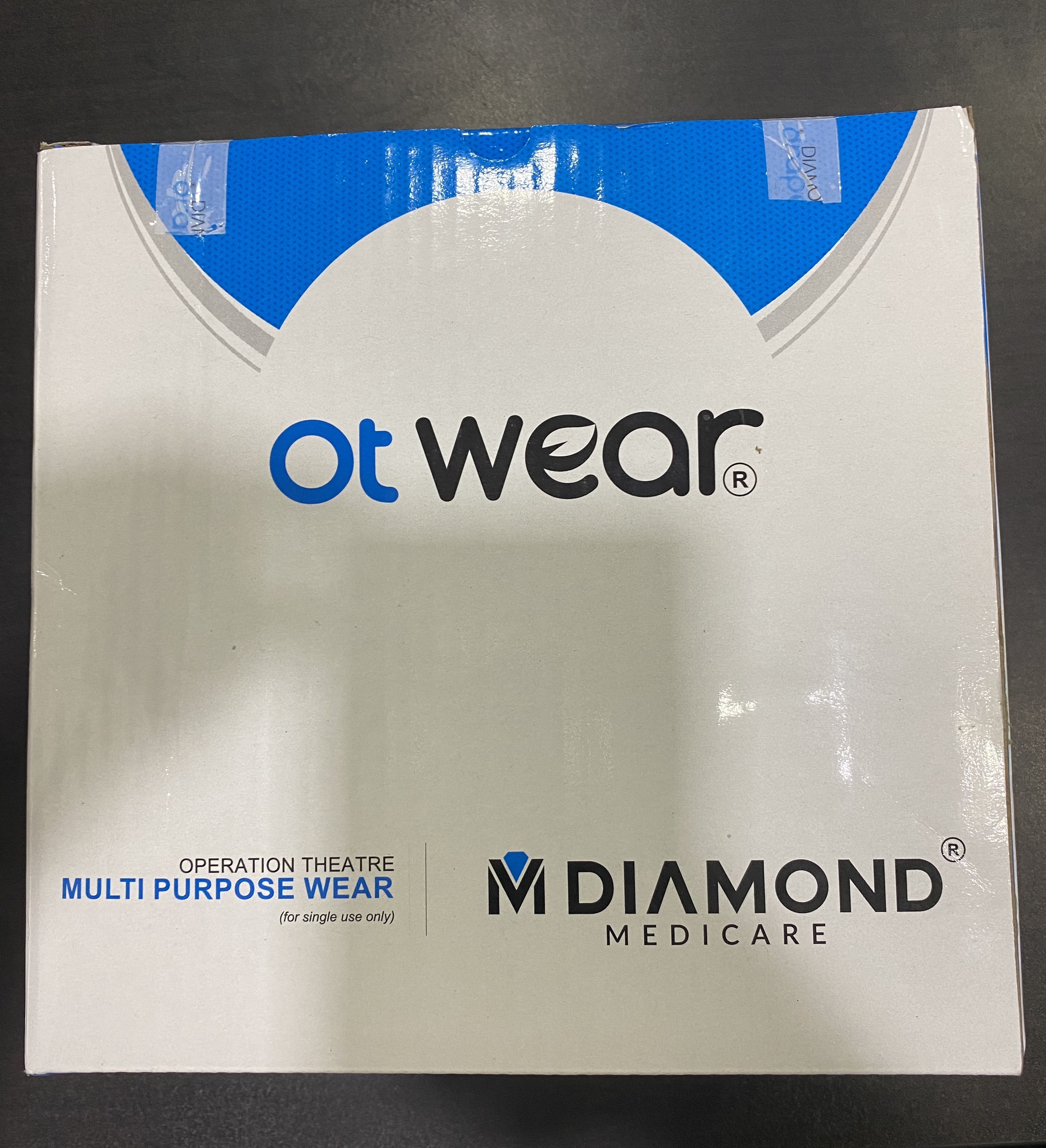 Surgeon Cap Disposable - Non Woven Fabric, 30cm Length | Ultrasonic Sealed, Available In Blue, Green, White, Individual Packing & Sterilization Available