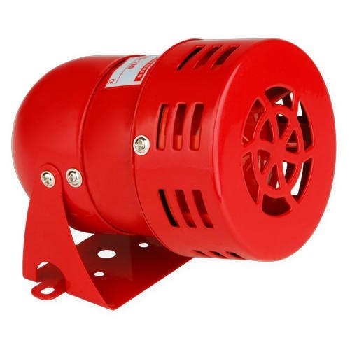 Red Ms 190 Motor Siren Metal 24Vdc
