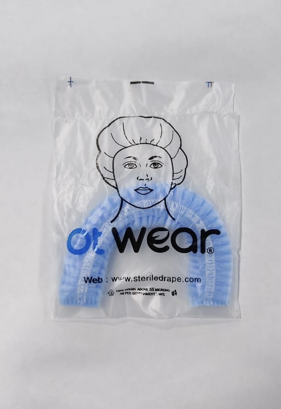 Bouffant Cap Disposable - Non Woven Fabric, 15gsm to 30gsm Thickness | Waterproof, Individual Packing, Ultrasonic Sealed, Available in Blue, Green, White